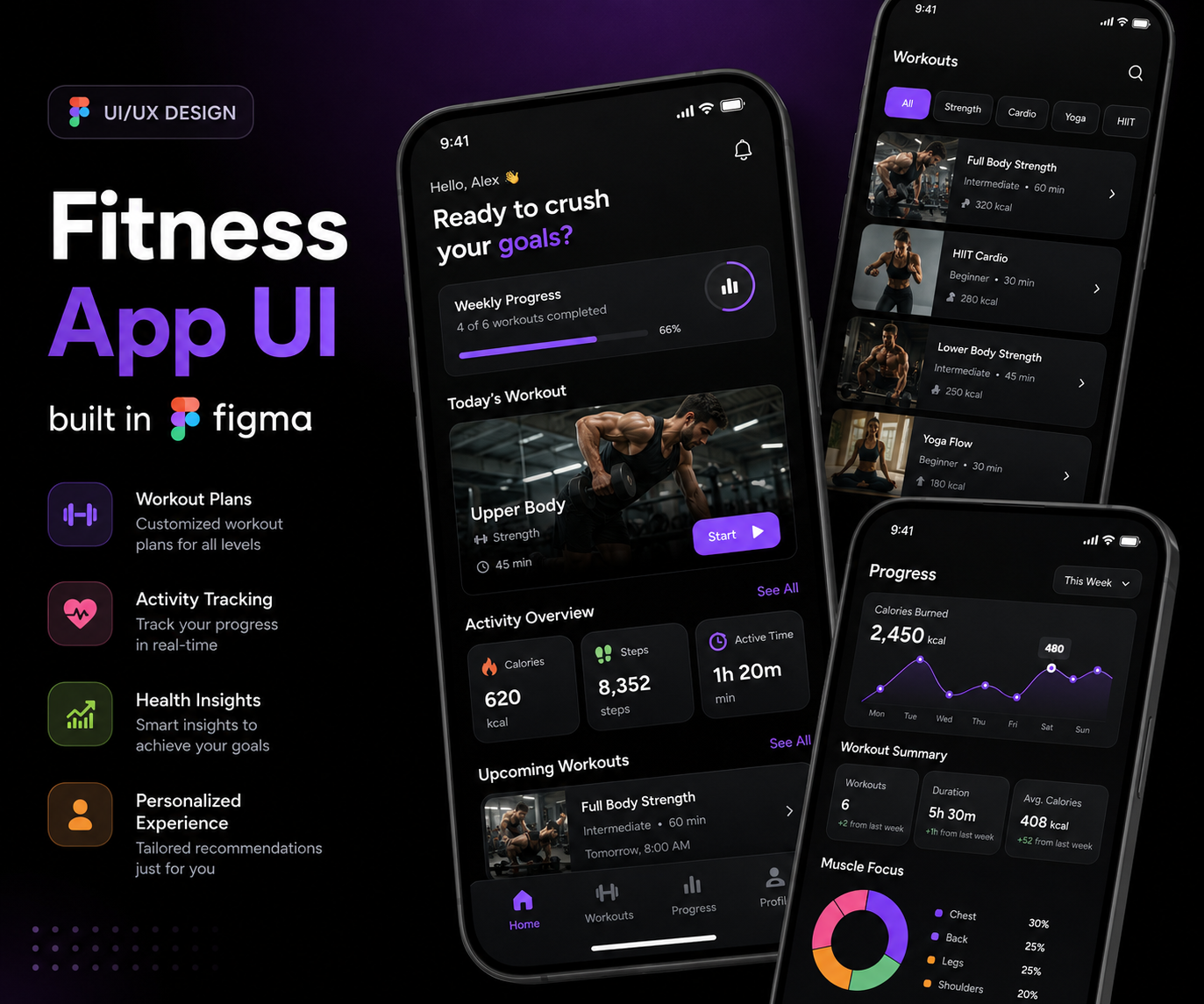 Fitness App UI